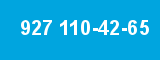 927 110-42-65 927 110-42-65